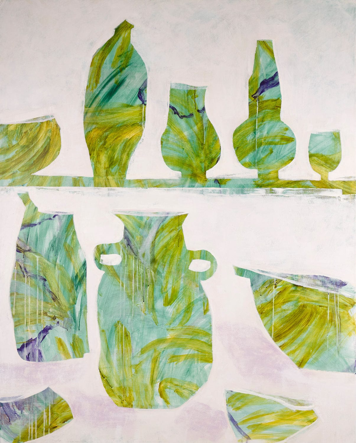 Vase à Fronds - Limited Edition Print - Marcia Priestley