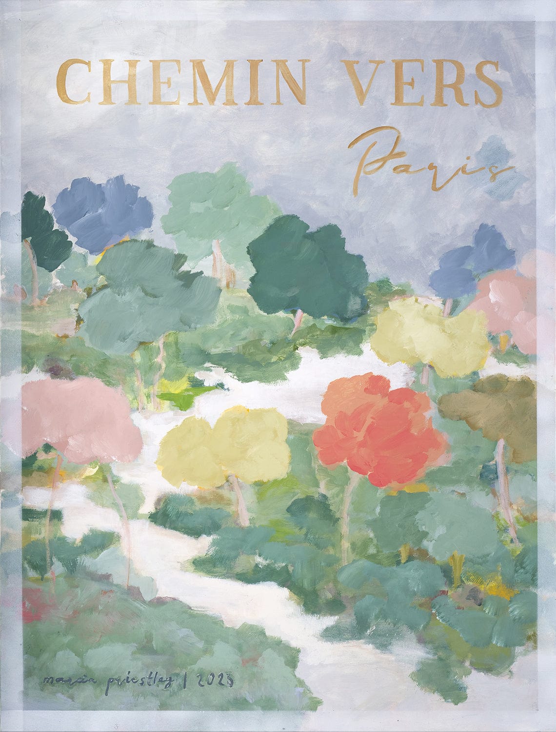 Chemin Vers Paris - Limited Edition Print - Marcia Priestley