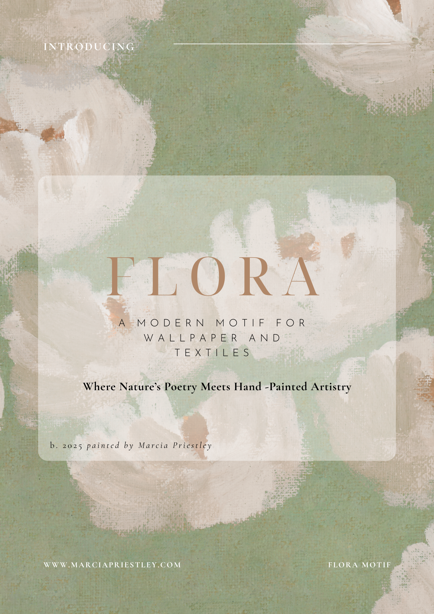 Flora - Wallpaper - Marcia Priestley