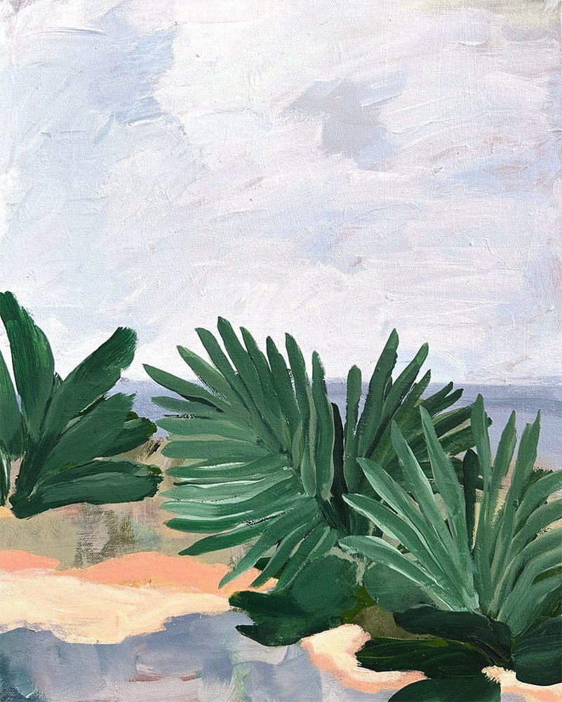 Beach Club Negresco I - Original Painting - Marcia Priestley