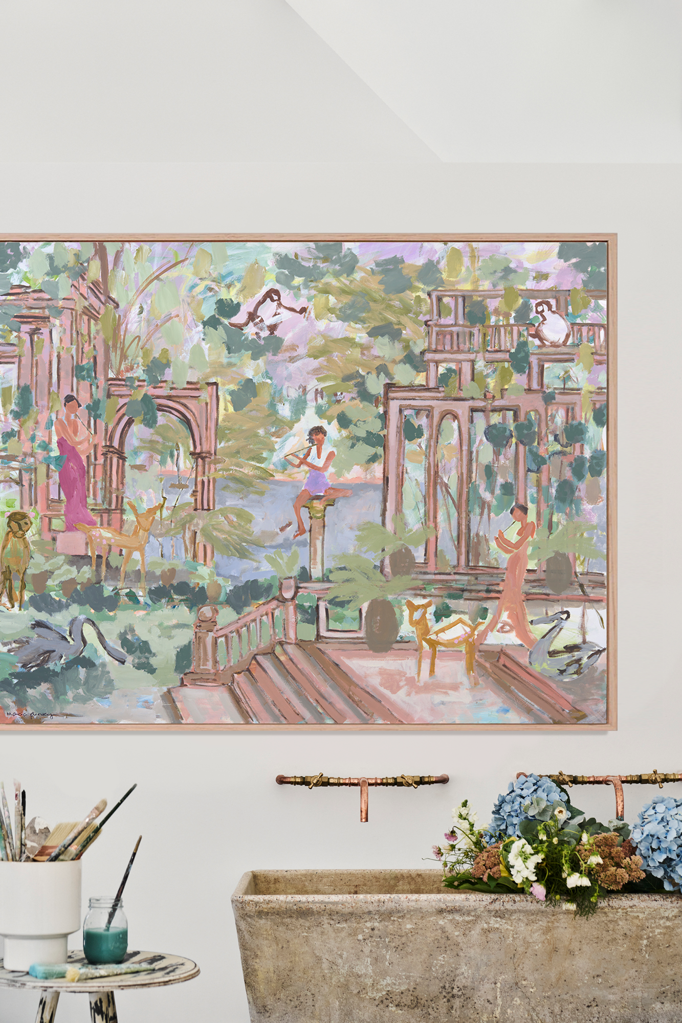 A Simian Sonata - Original Painting