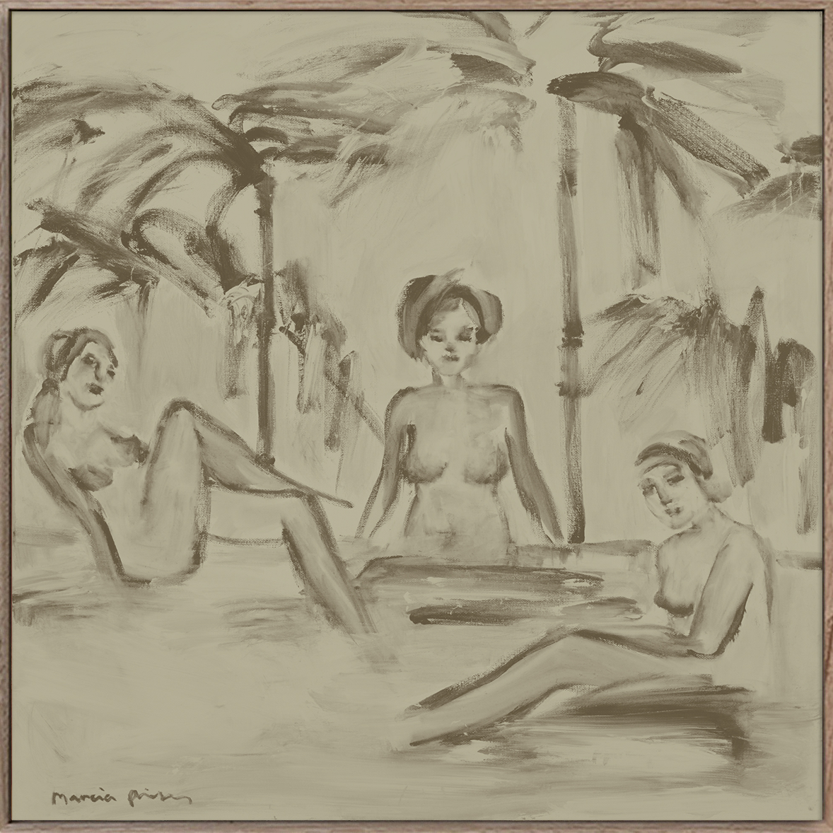 Bathhouse Tyrian - Limited Edition Print - Marcia Priestley