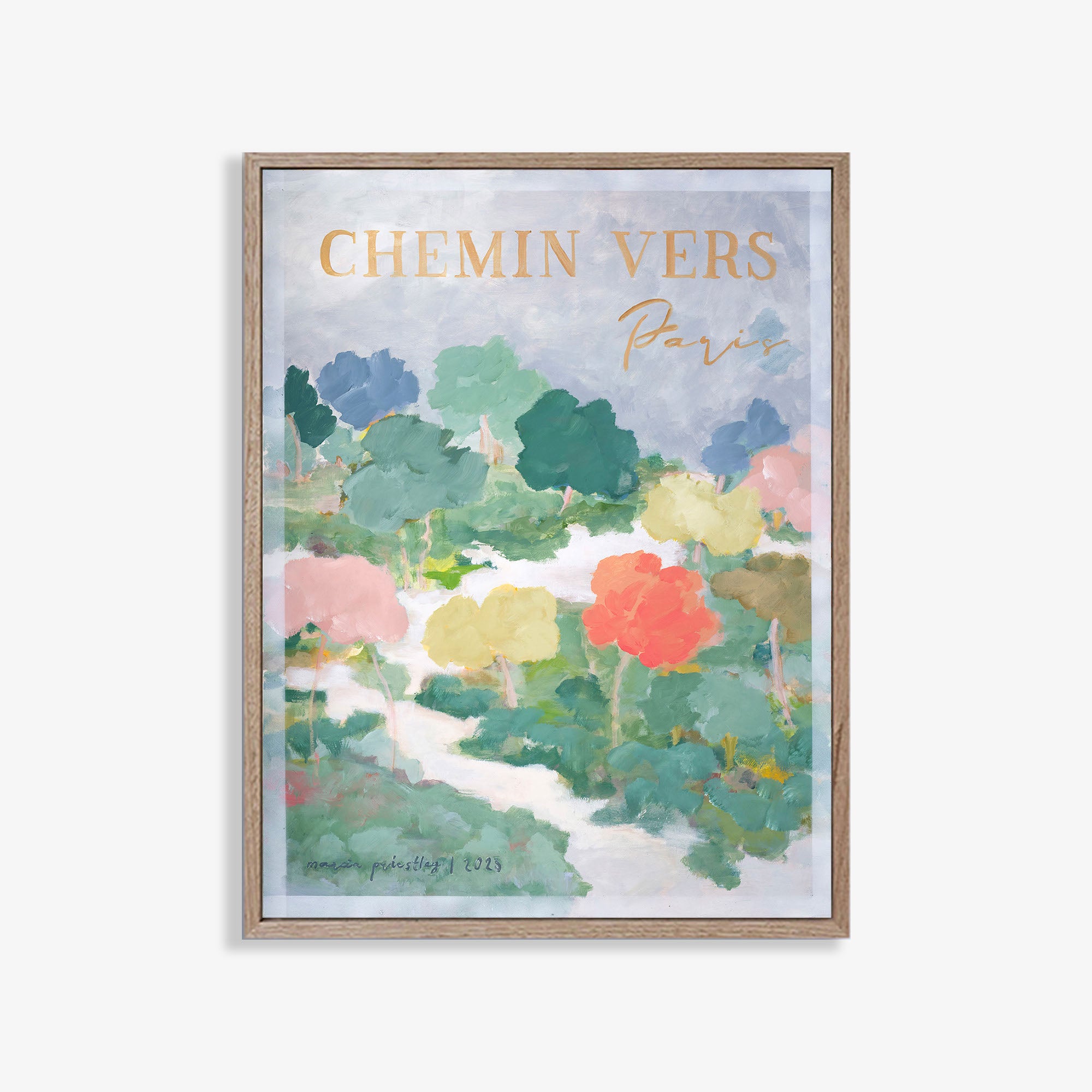 Chemin Vers Paris - Limited Edition Print - Marcia Priestley