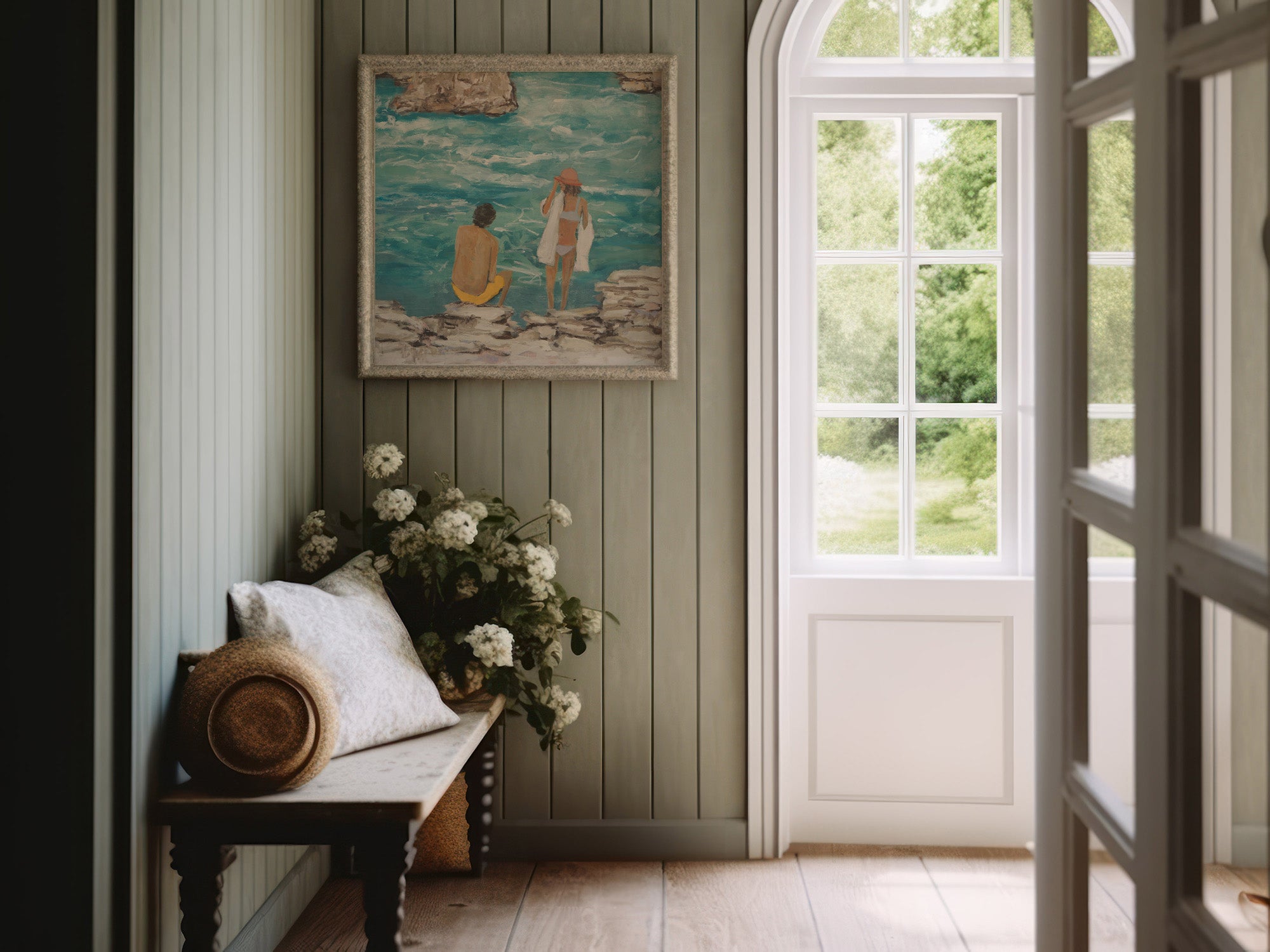 Cotè Azur - Original Painting - Marcia Priestley