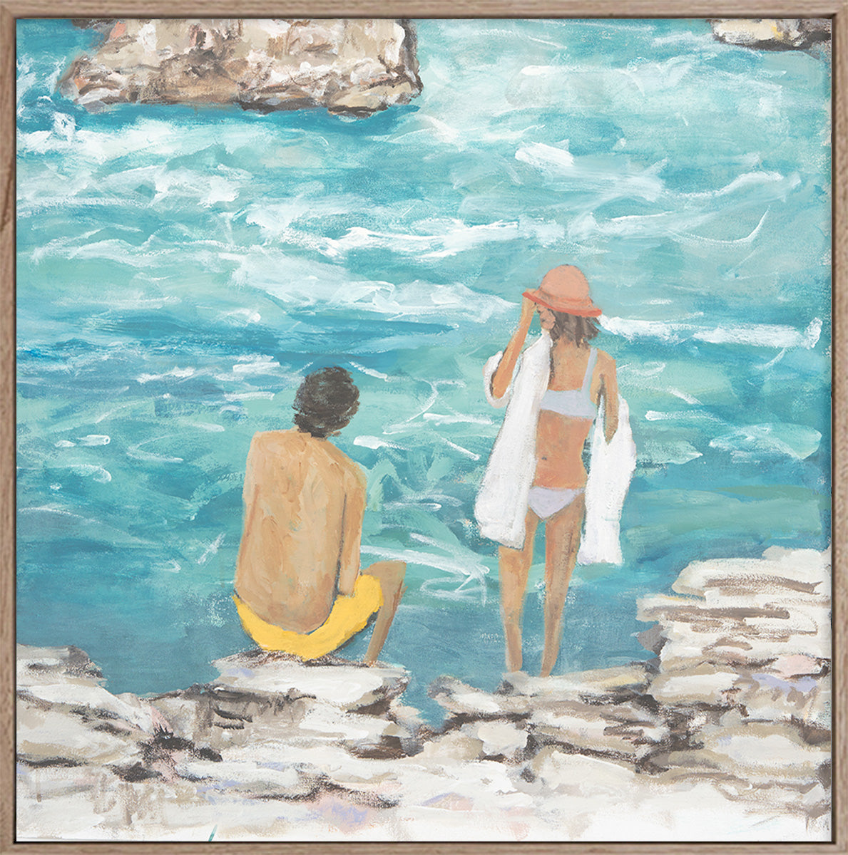 Cotè Azur - Original Painting - Marcia Priestley