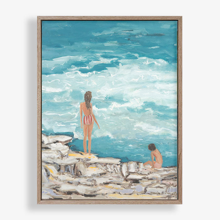 Dancing With Dolphins - Original Painting - Marcia Priestley