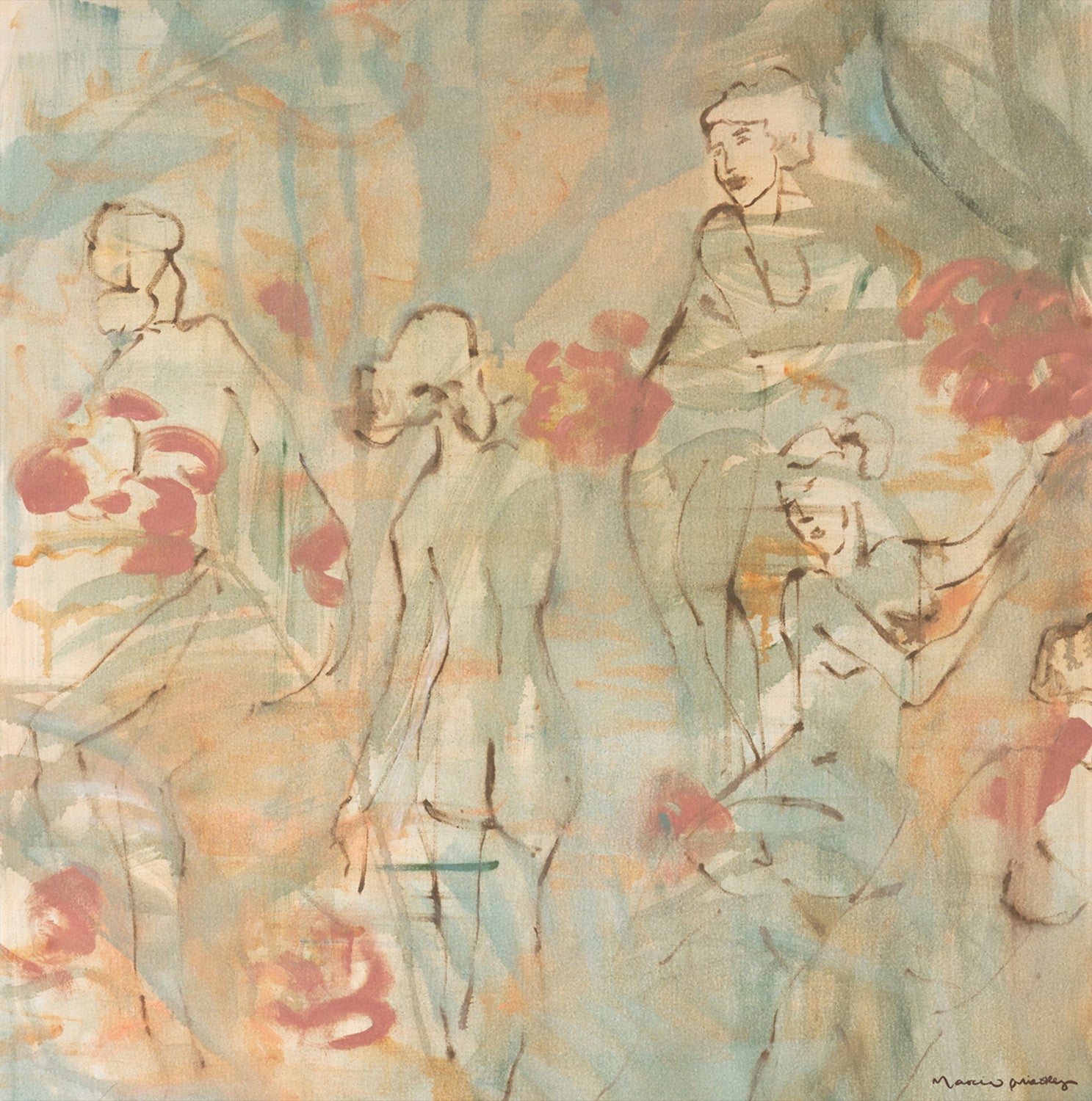 Flowering Peagantry - Limited Edition Print - Marcia Priestley