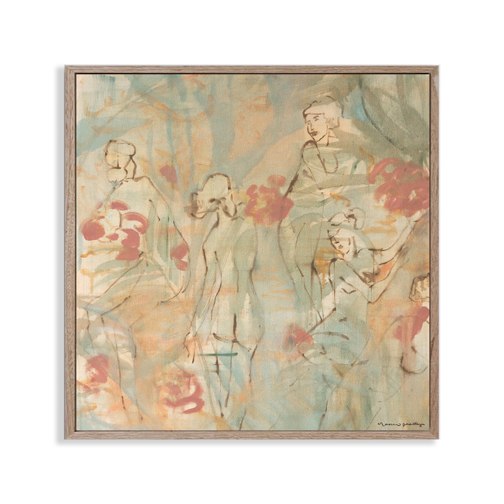 Flowering Peagantry - Limited Edition Print - Marcia Priestley