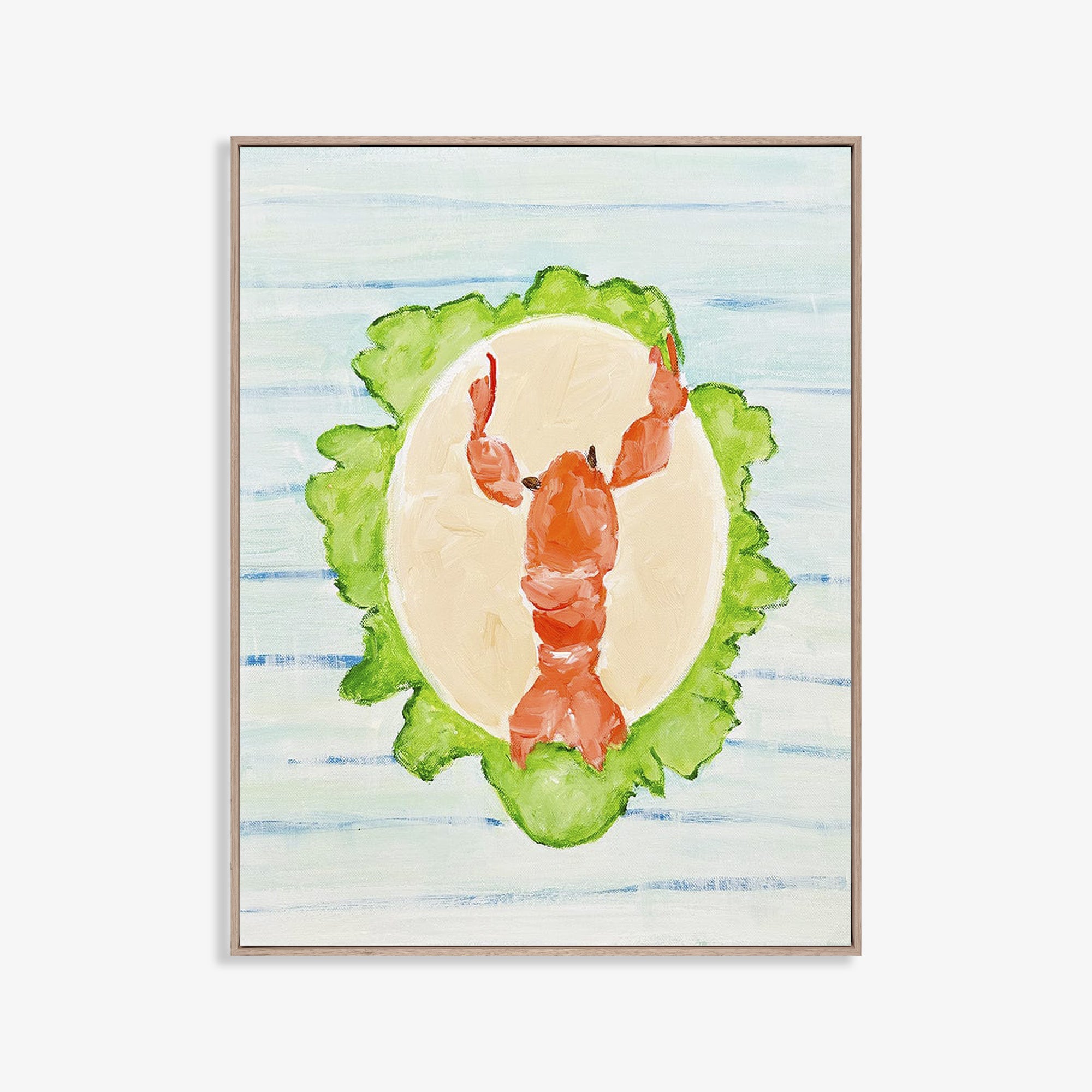 Lettuce And Lobster - Original Painting