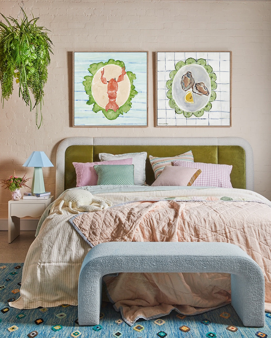 Lettuce + Lobster - Limited Edition Print - Marcia Priestley