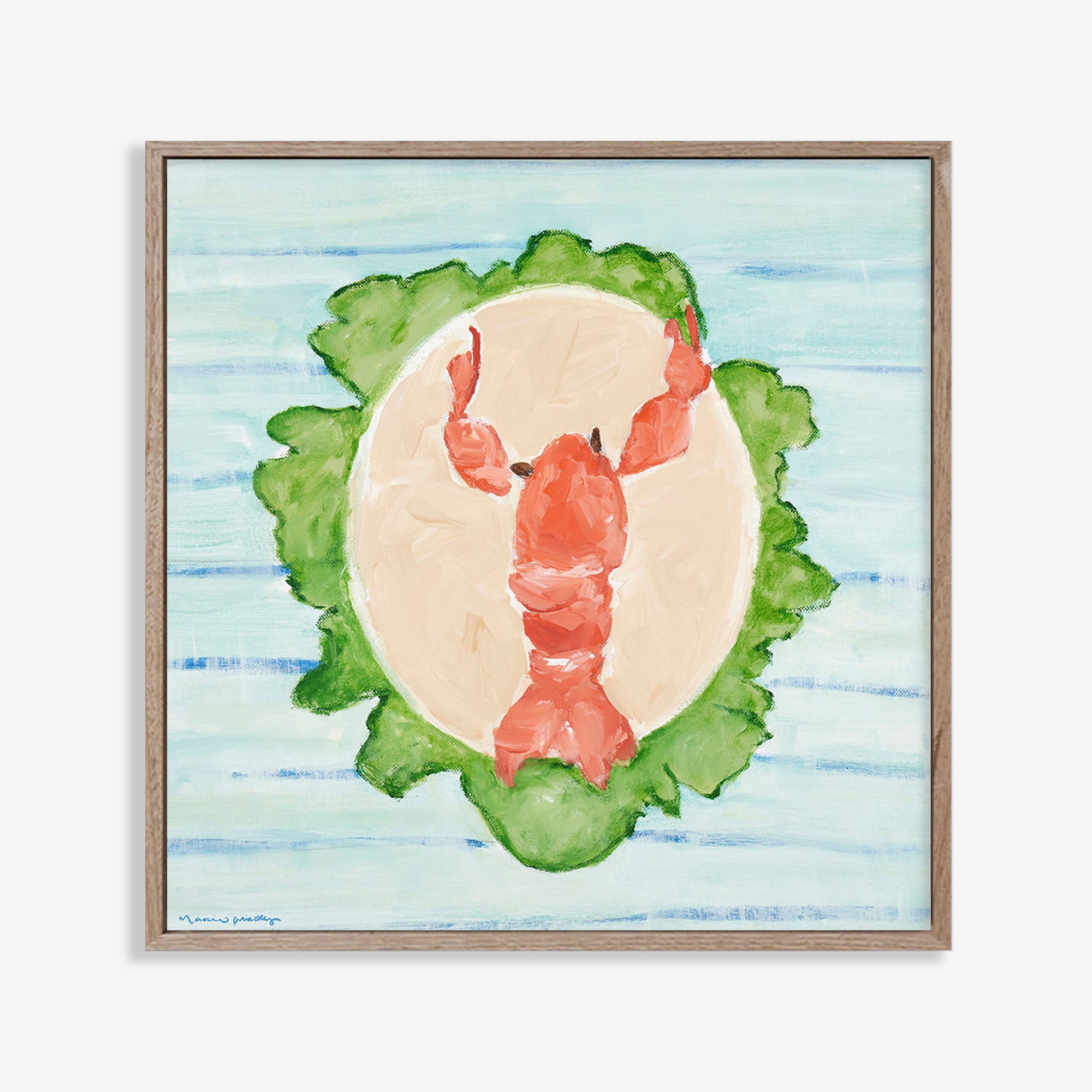 Lettuce + Lobster - Limited Edition Print - Marcia Priestley