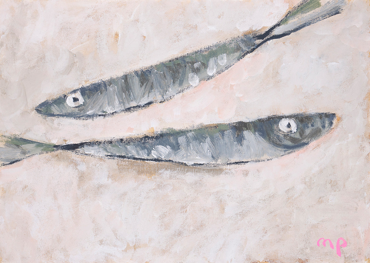 Pilchard Pair - Limited Edition Print - Marcia Priestley