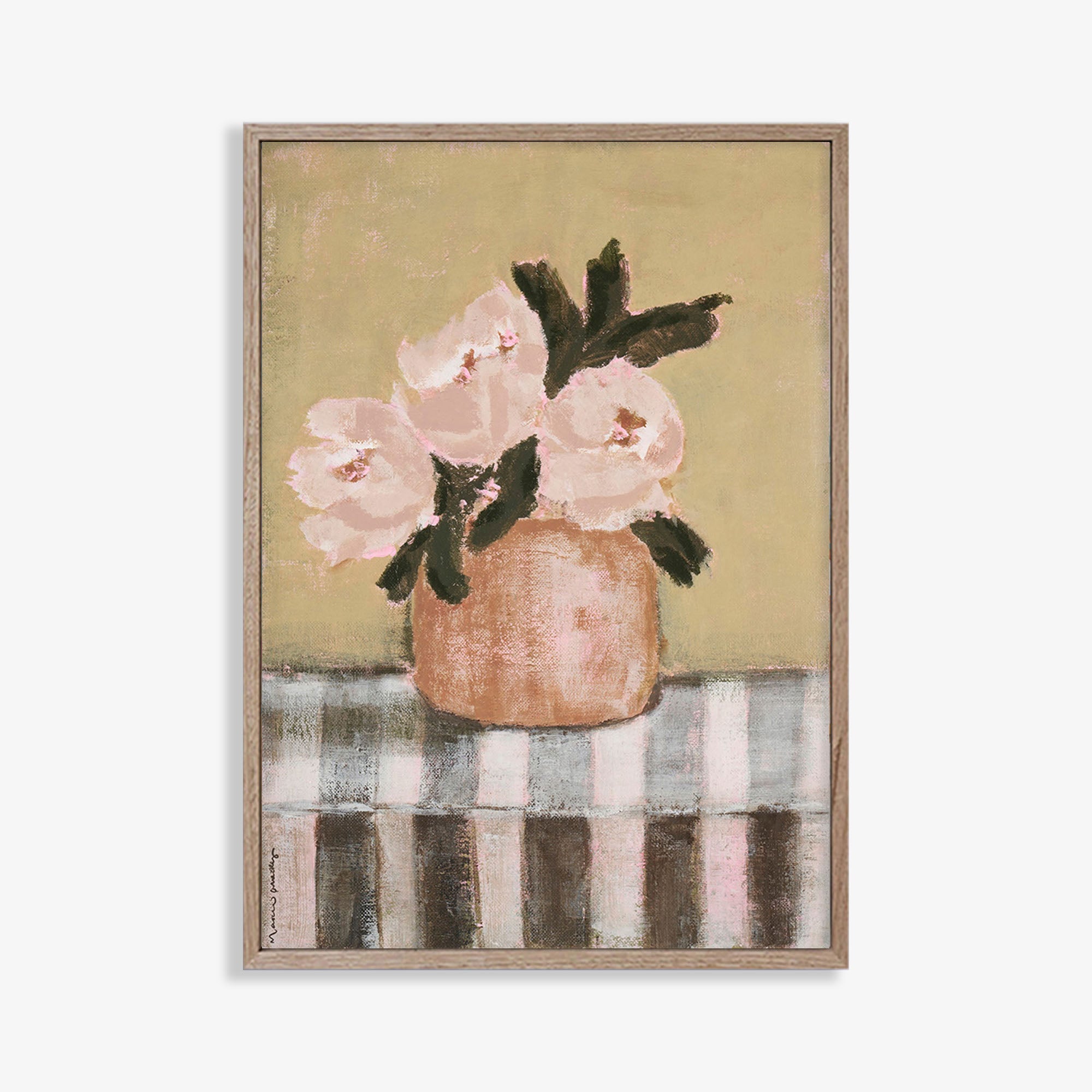 Pink Flowers I - Limited Edition Print - Marcia Priestley