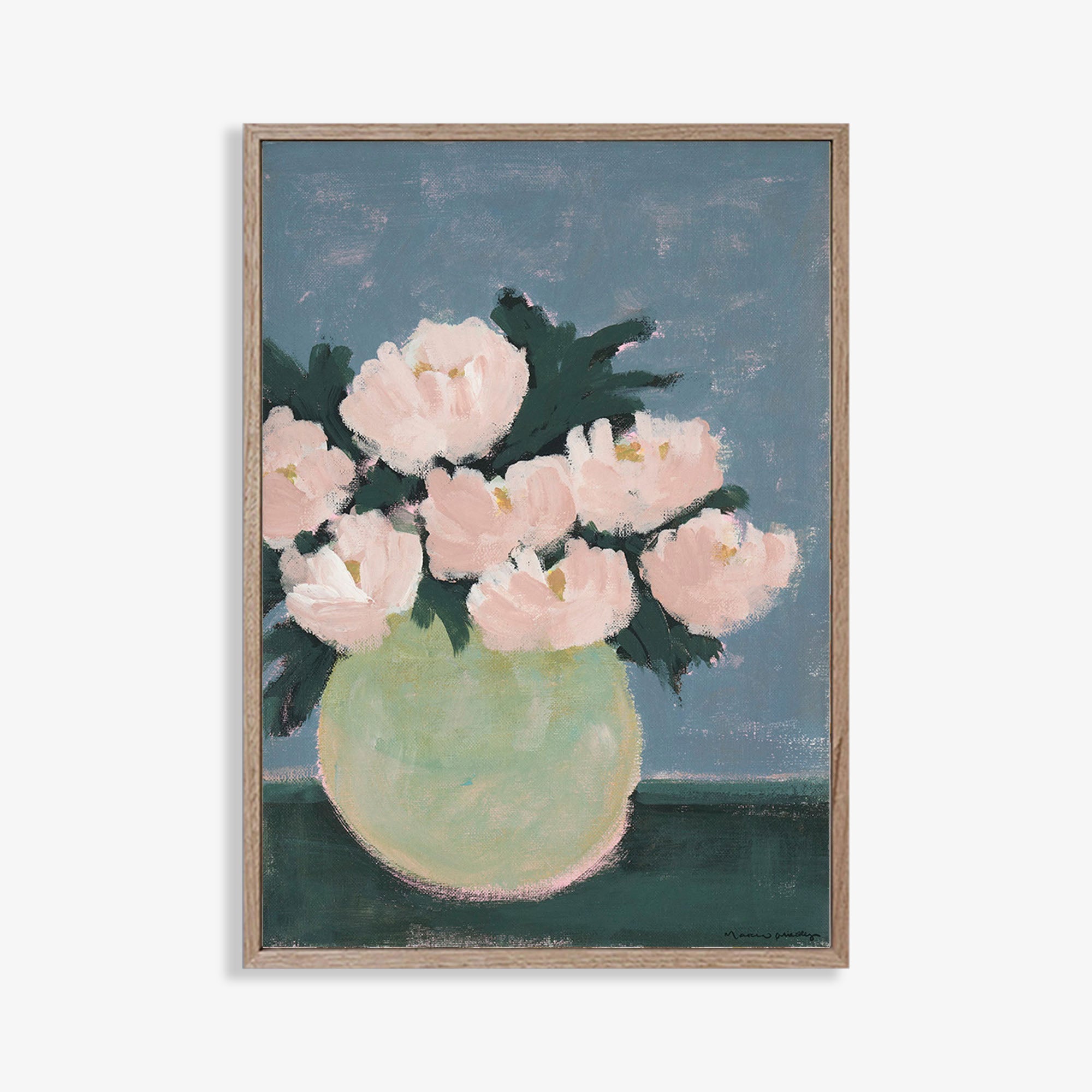 Pink Flowers III - Limited Edition Print - Marcia Priestley