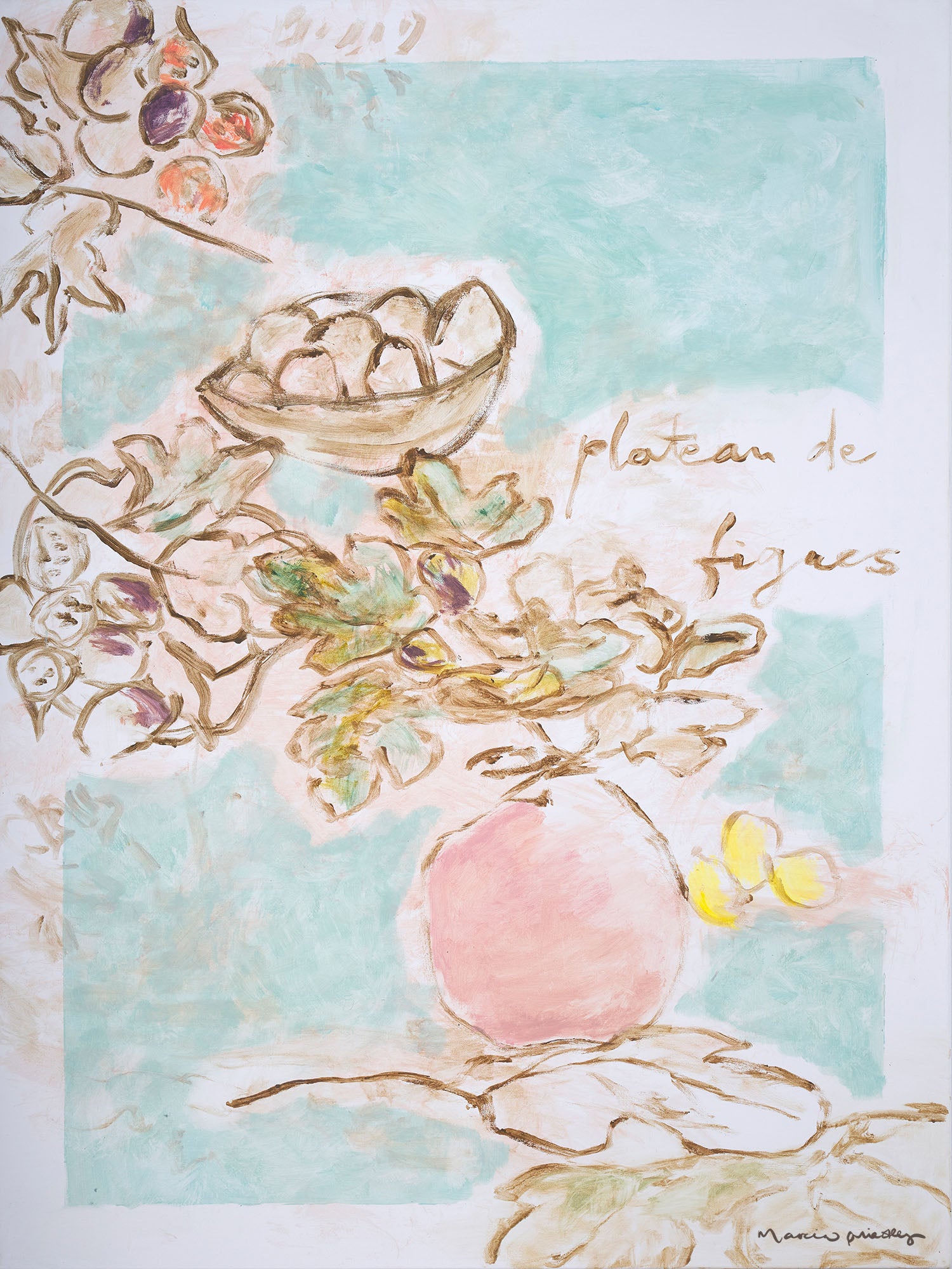 Plateau De Figues - Limited Edition Print - Marcia Priestley
