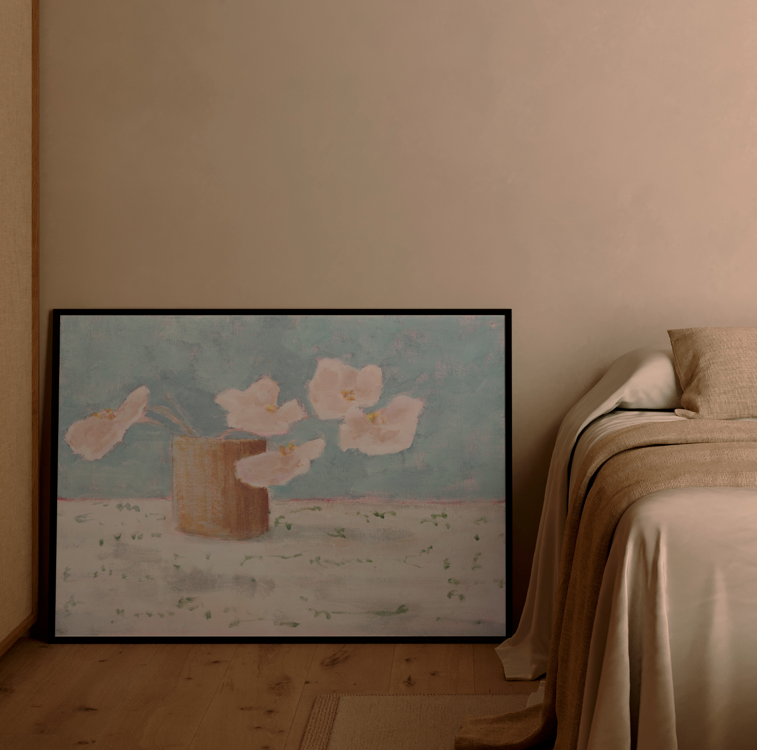 Pink Flowers II - Limited Edition Print - Marcia Priestley