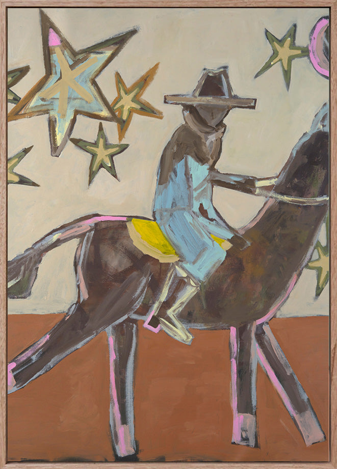 The Rider + Saffron - Limited Edition Print - Marcia Priestley