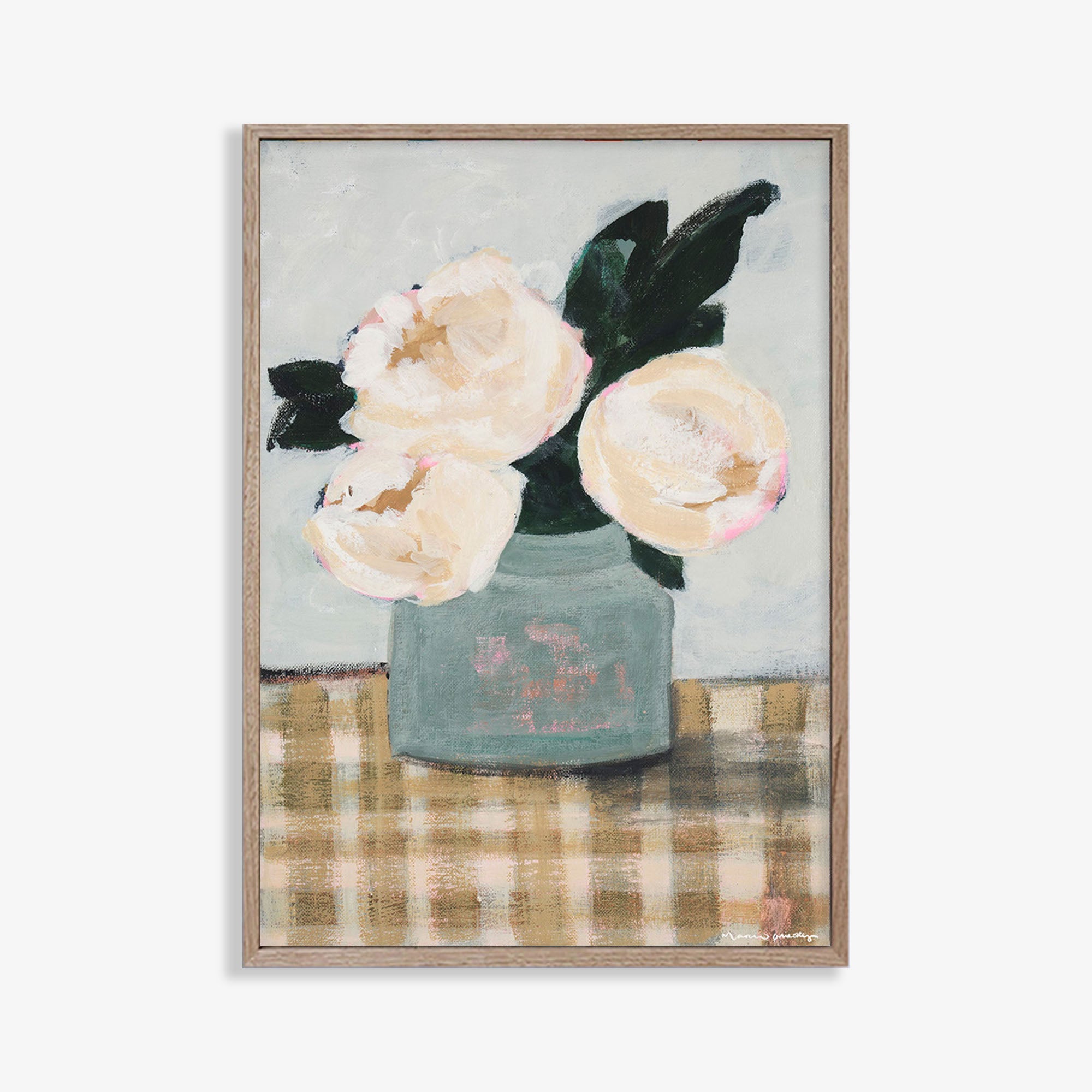 White Flowers II - Limited Edition Print - Marcia Priestley