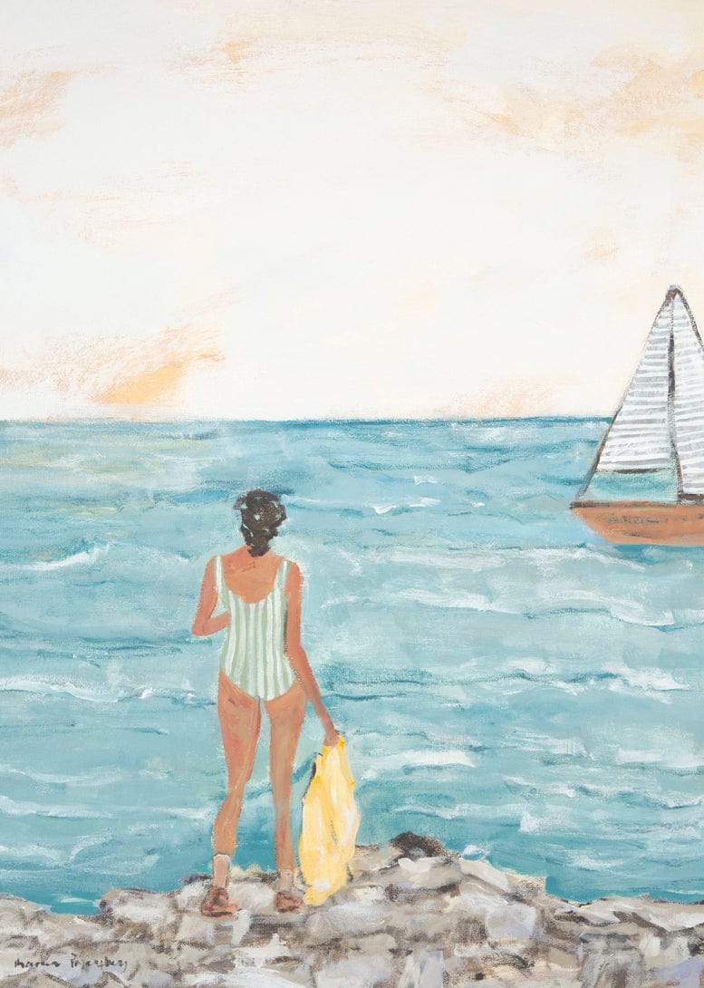 Sunset Sail - Original Painting - Marcia Priestley