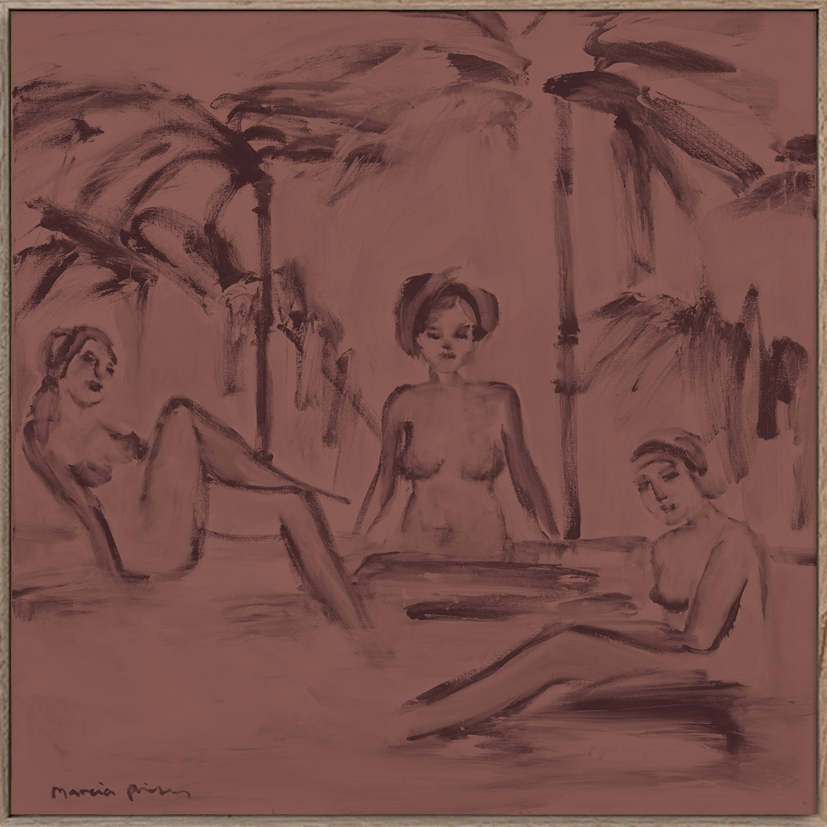 Bathhouse Tyrian - Limited Edition Print - Marcia Priestley