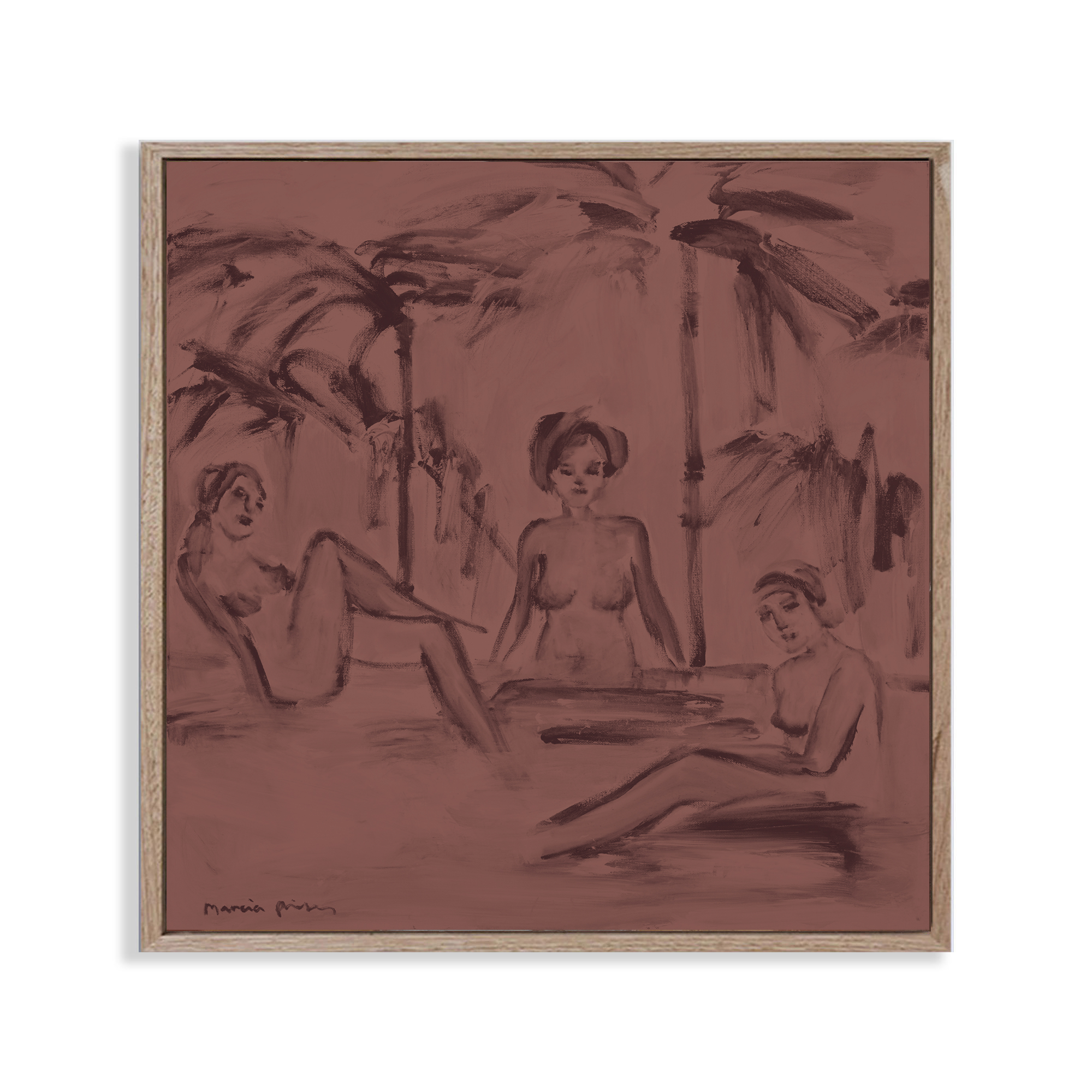 Bathhouse Tyrian - Limited Edition Print - Marcia Priestley