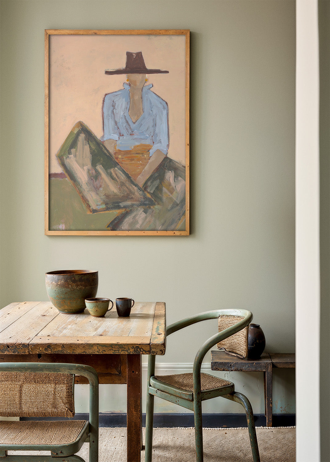 Chaps Olivine - Limited Edition Print - Marcia Priestley