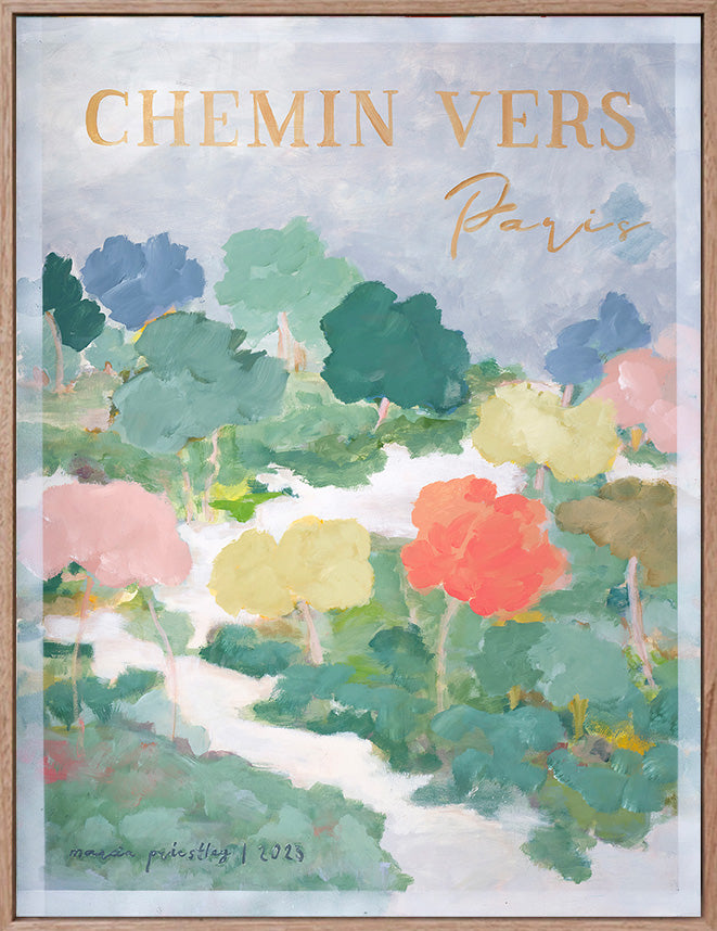 Chemin Vers Paris - Limited Edition Print - Marcia Priestley
