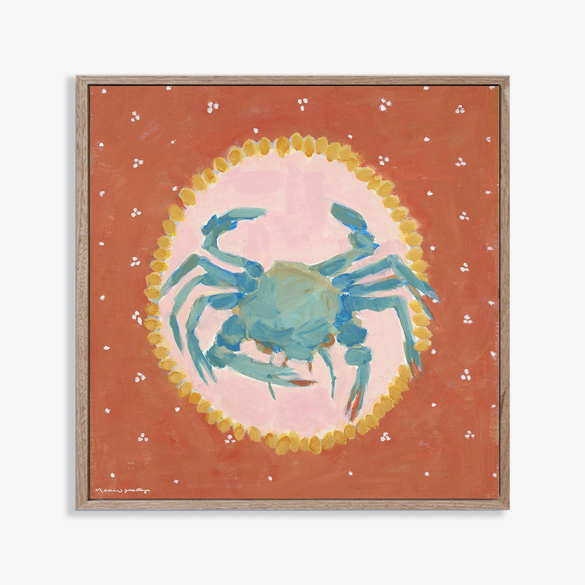 Crab + Corn - Limited Edition Print - Marcia Priestley