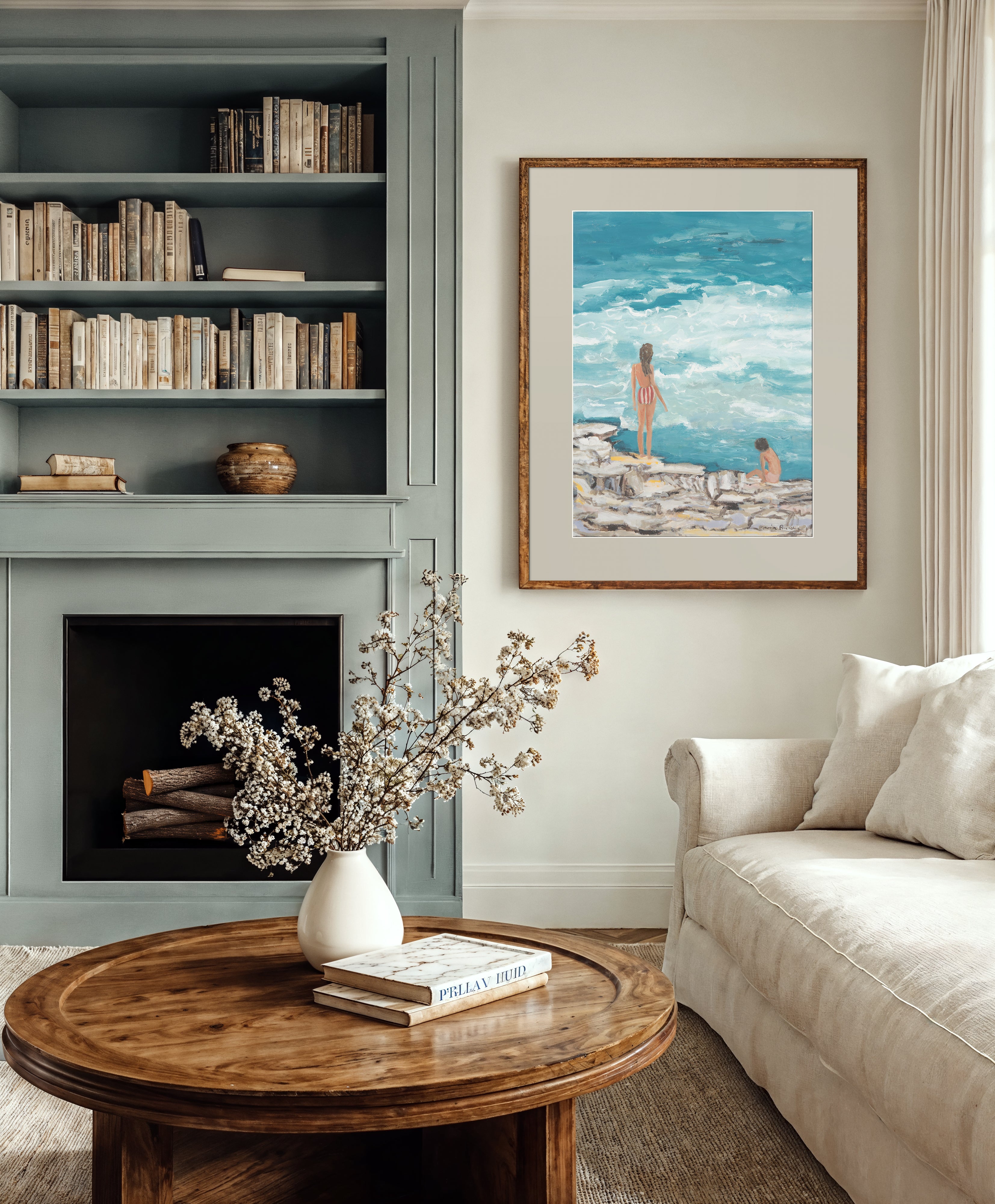 Dancing With Dolphins - Original Painting - Marcia Priestley