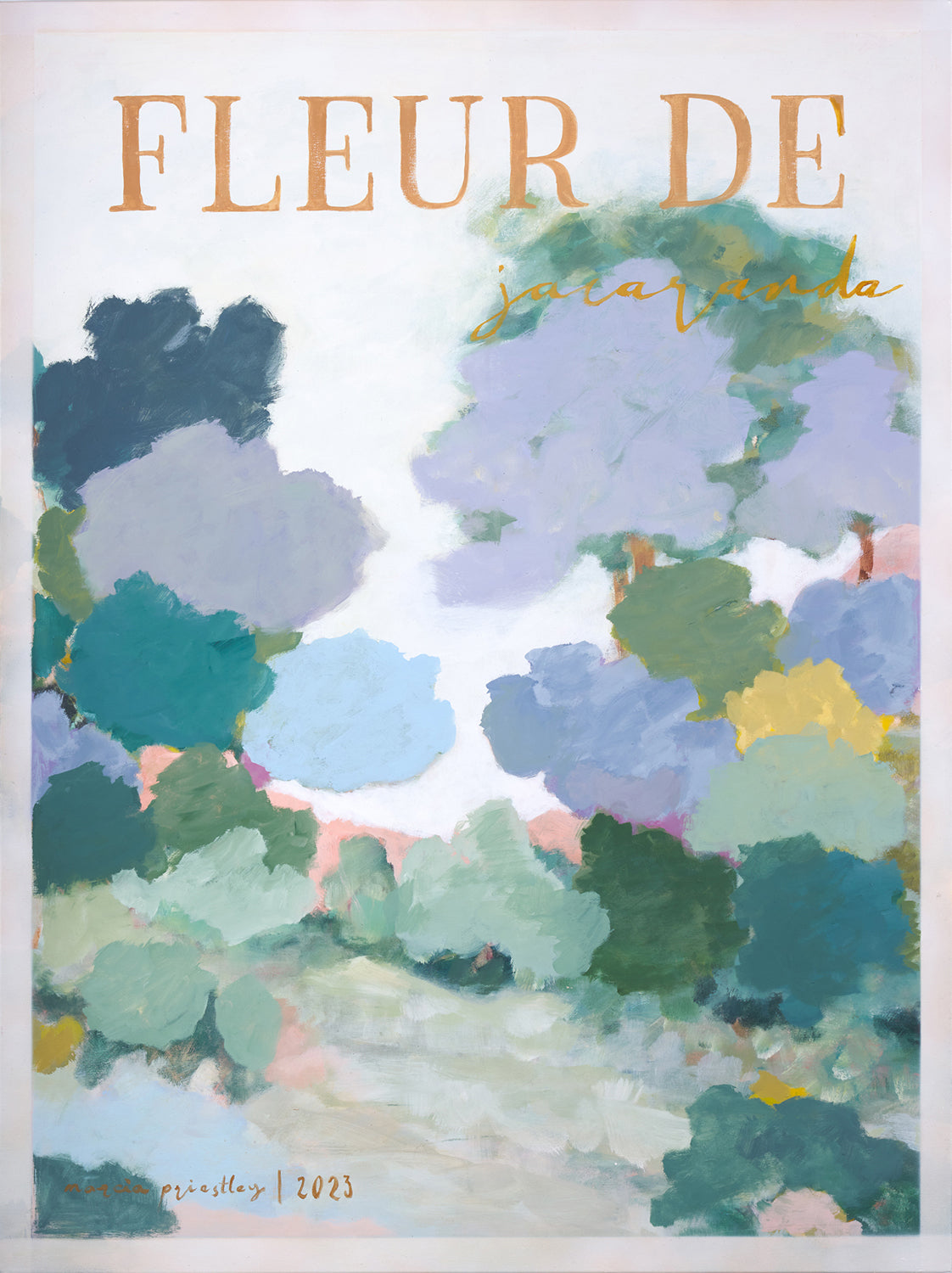 Fleur De Jacaranda - Limited Edition Print - Marcia Priestley