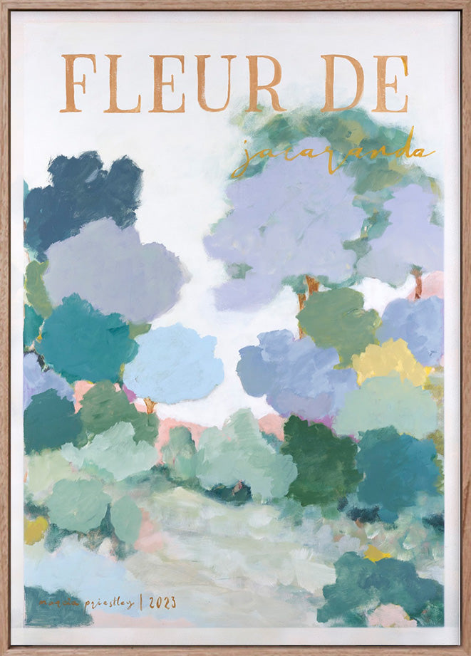 Fleur De Jacaranda - Limited Edition Print - Marcia Priestley