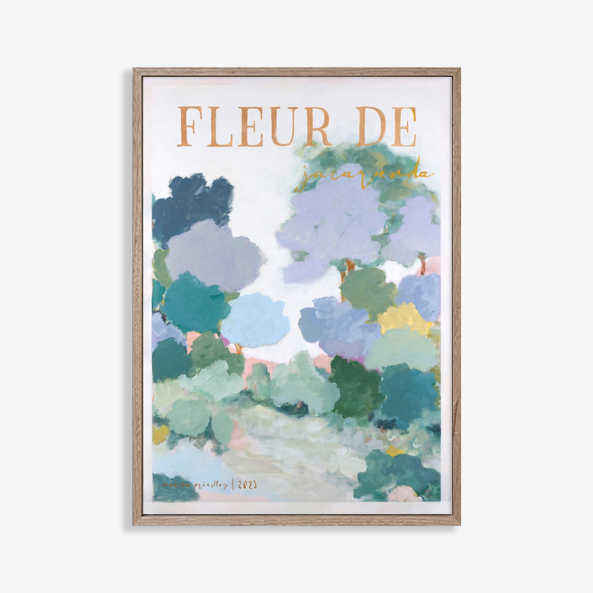 Fleur De Jacaranda - Limited Edition Print - Marcia Priestley