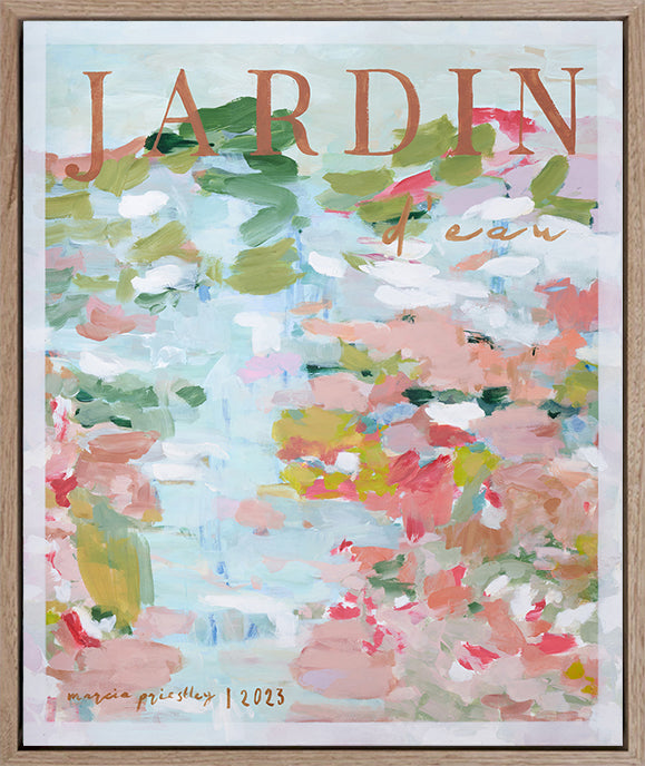 Jardin D'eau - Original Painting - Marcia Priestley