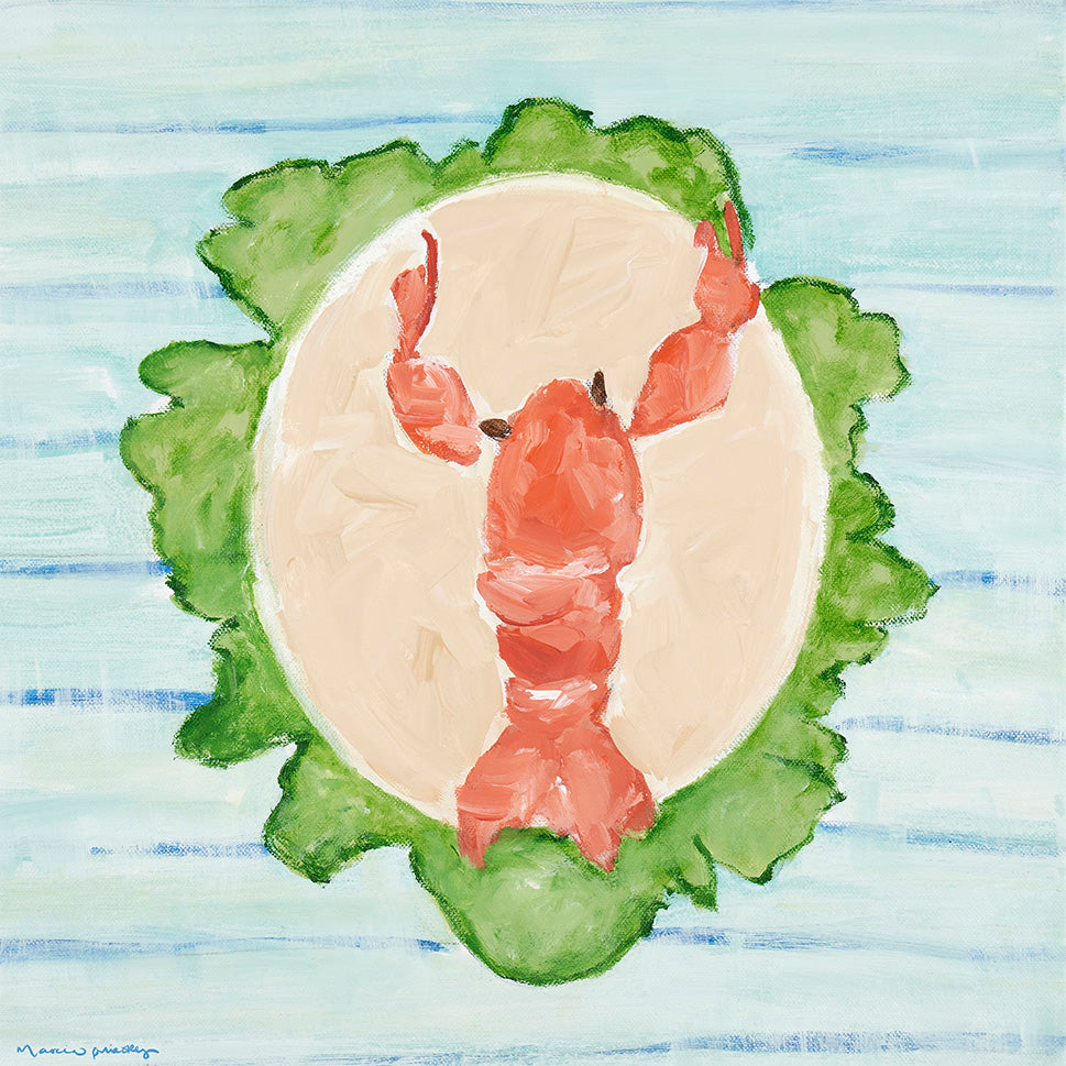 Lettuce + Lobster - Limited Edition Print - Marcia Priestley
