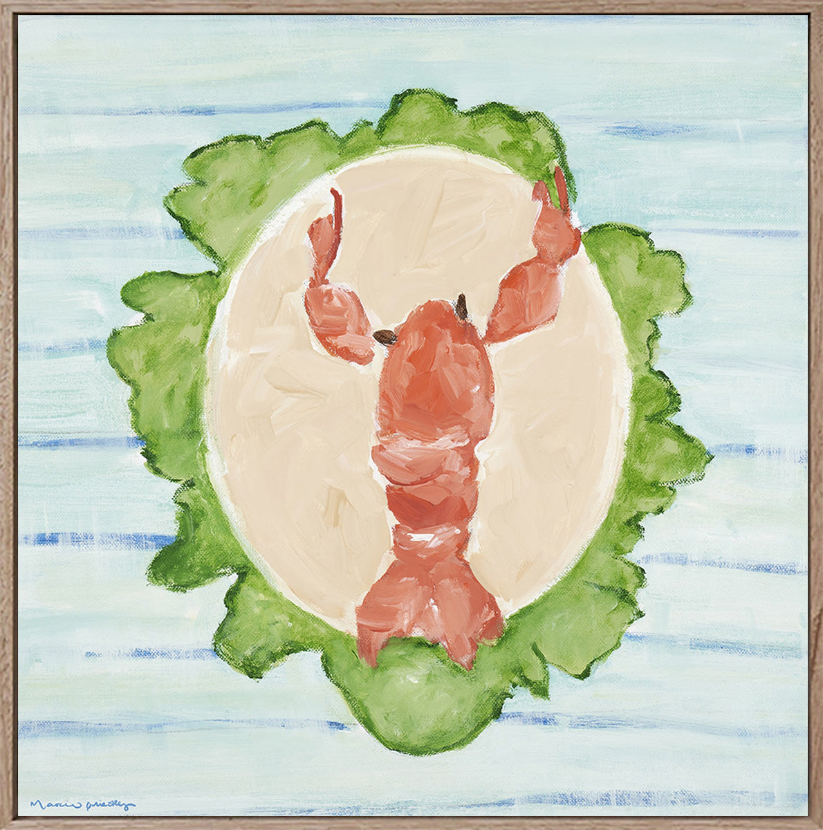 Lettuce + Lobster - Limited Edition Print - Marcia Priestley