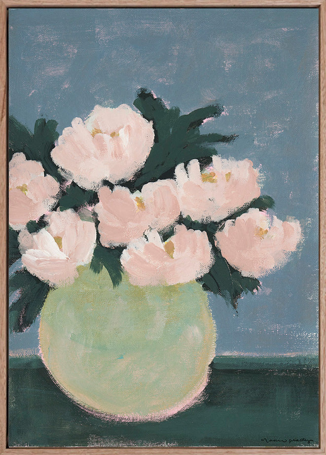 Pink Flowers III - Limited Edition Print - Marcia Priestley