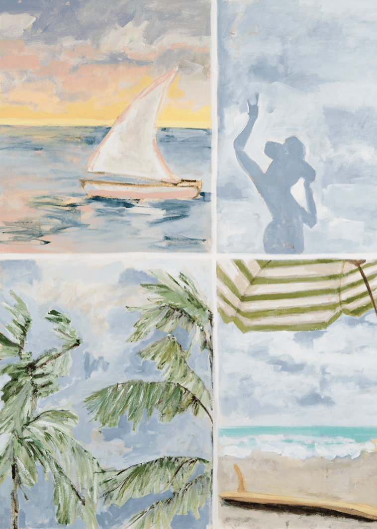 Sail, Sun, Sand & Surf - Original Painting - Marcia Priestley