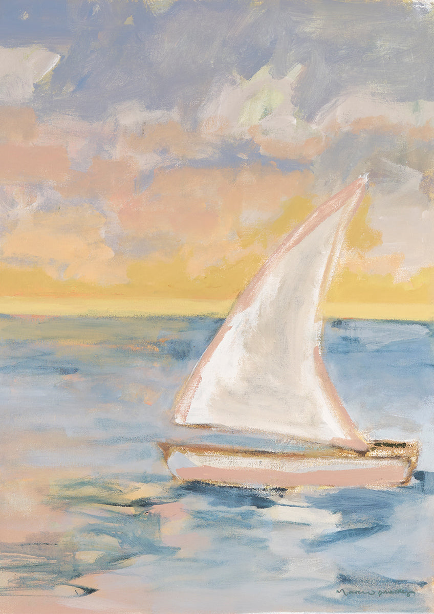 Sunset Sail - Limited Edition Print - Marcia Priestley