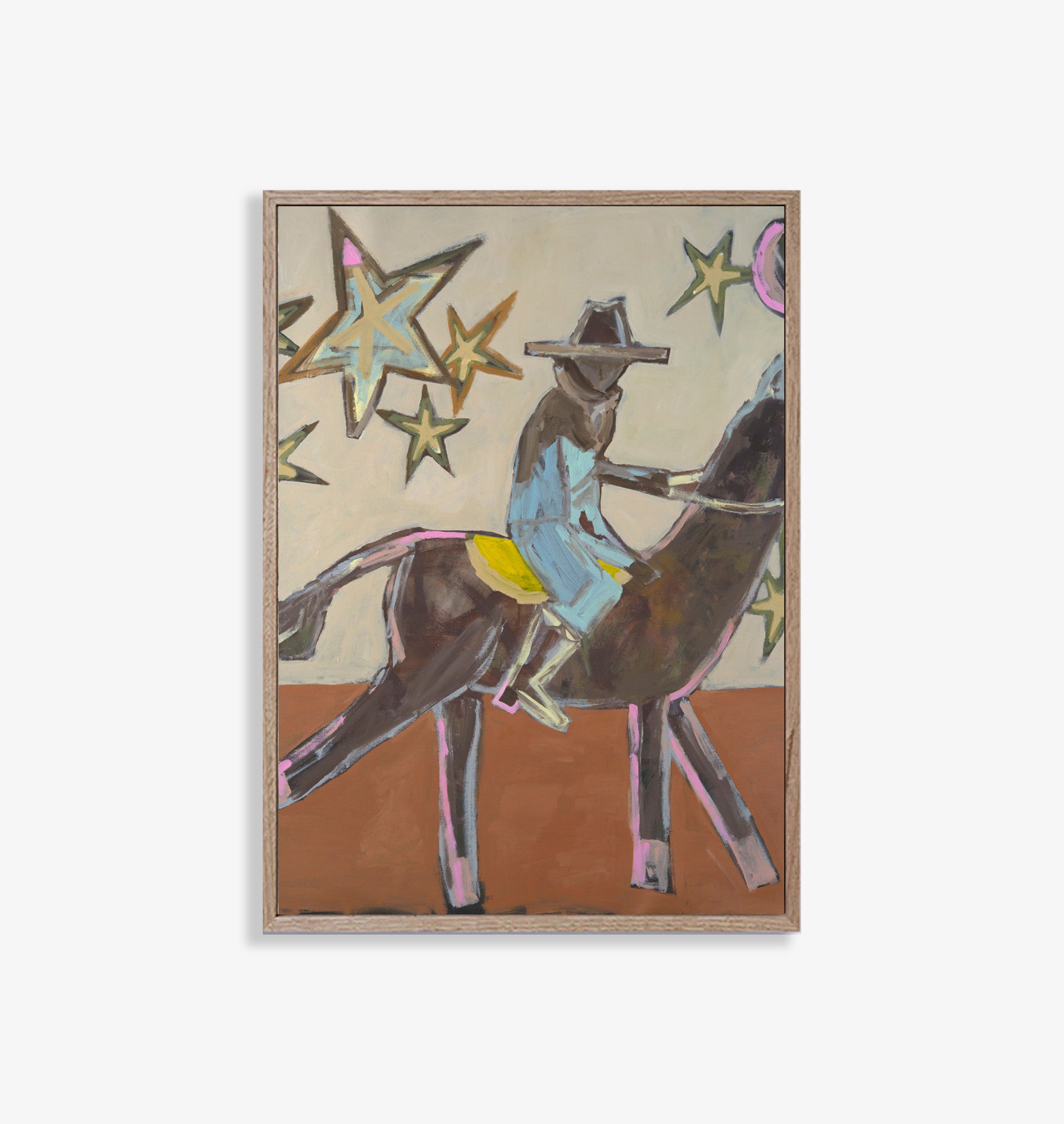 The Rider + Saffron - Limited Edition Print - Marcia Priestley