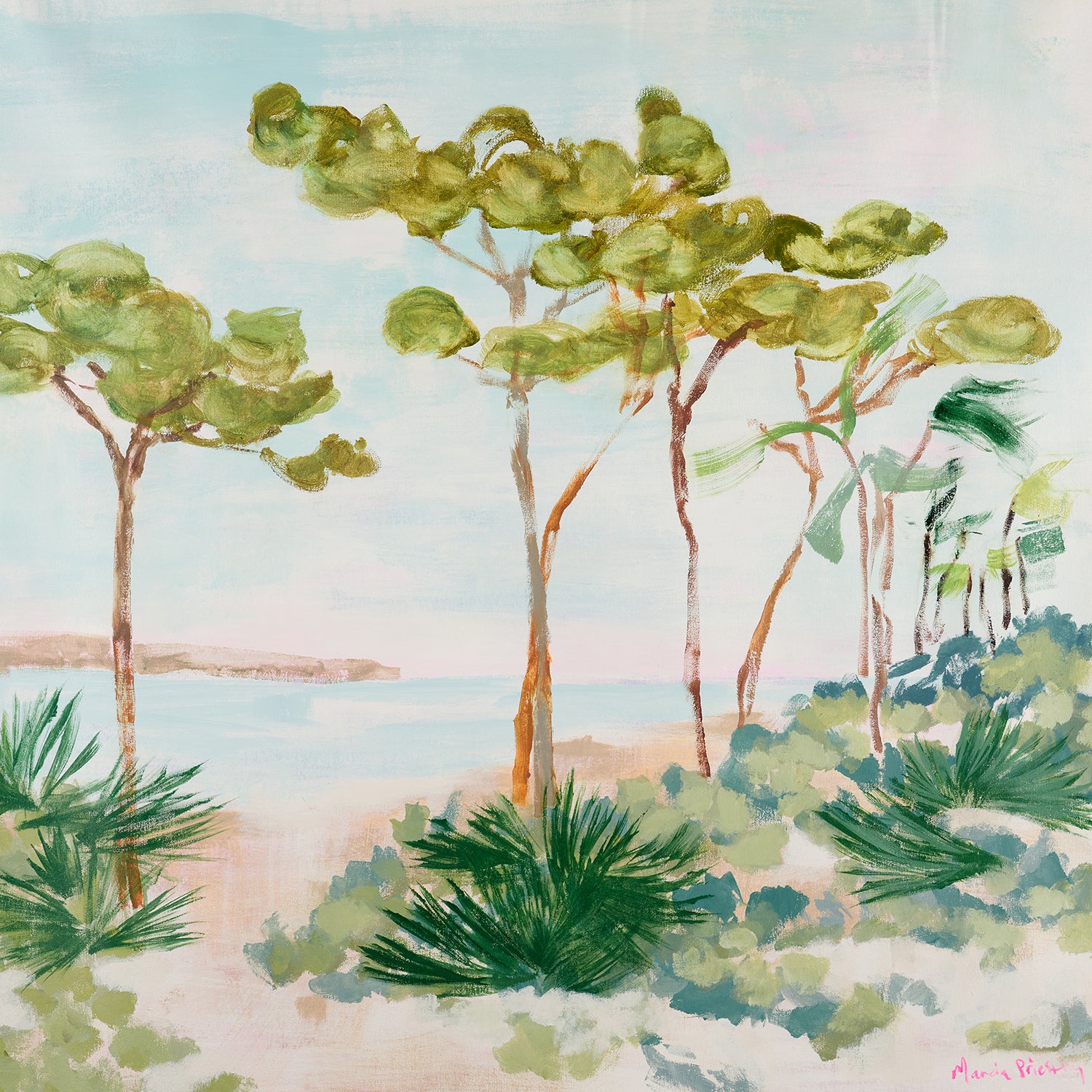 Tropez I - Original Painting - Marcia Priestley