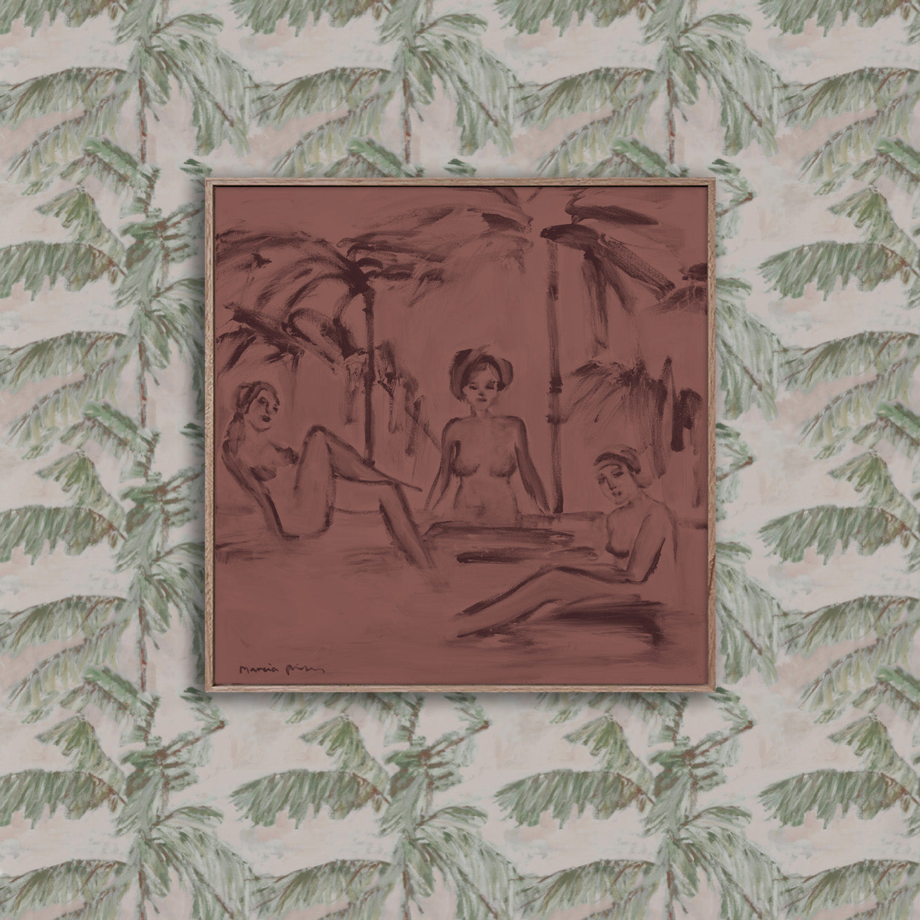Bathhouse Tyrian - Limited Edition Print - Marcia Priestley