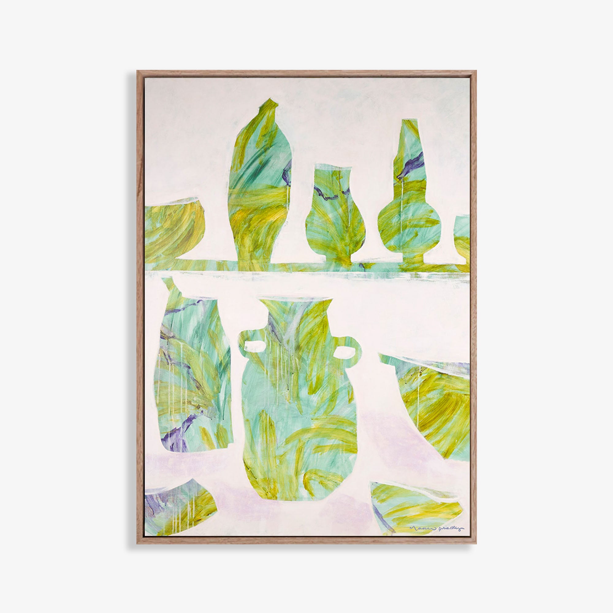 Vase à Fronds - Limited Edition Print - Marcia Priestley