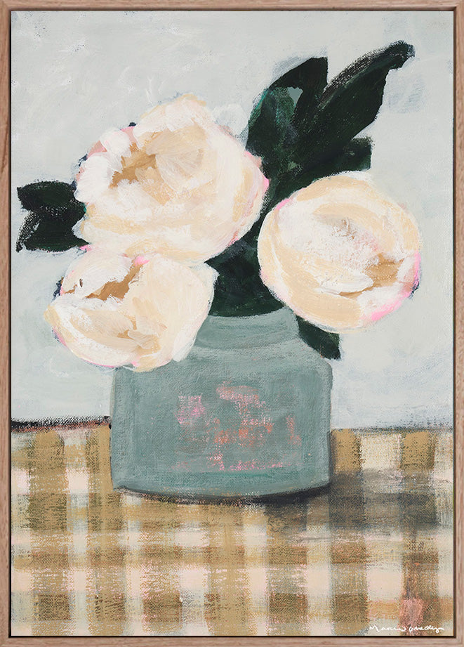 White Flowers II - Limited Edition Print - Marcia Priestley
