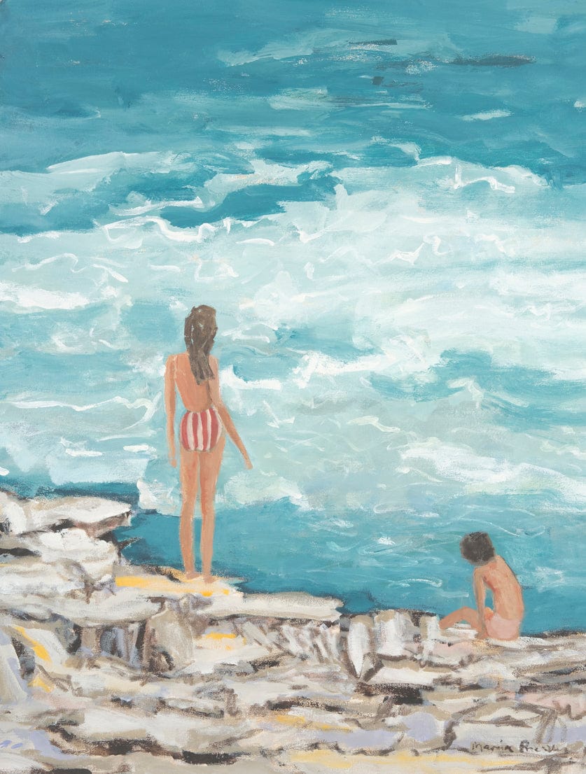 Dancing With Dolphins - Original Painting - Marcia Priestley